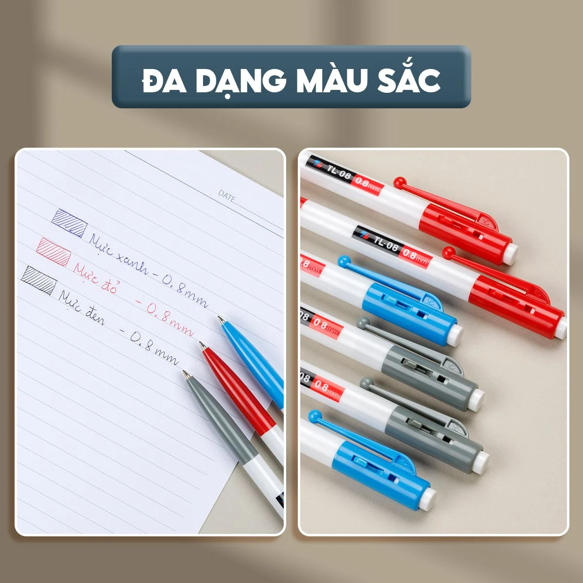 Bút Bi Thiên Long TL-08 - xanh