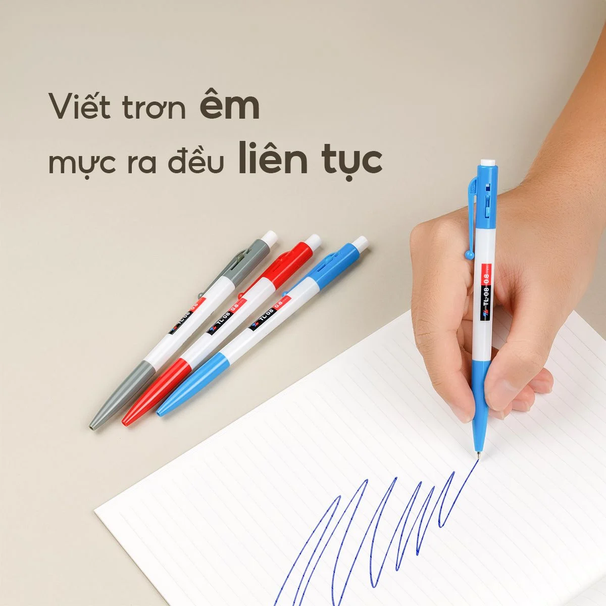Bút Bi Thiên Long TL-08 - xanh