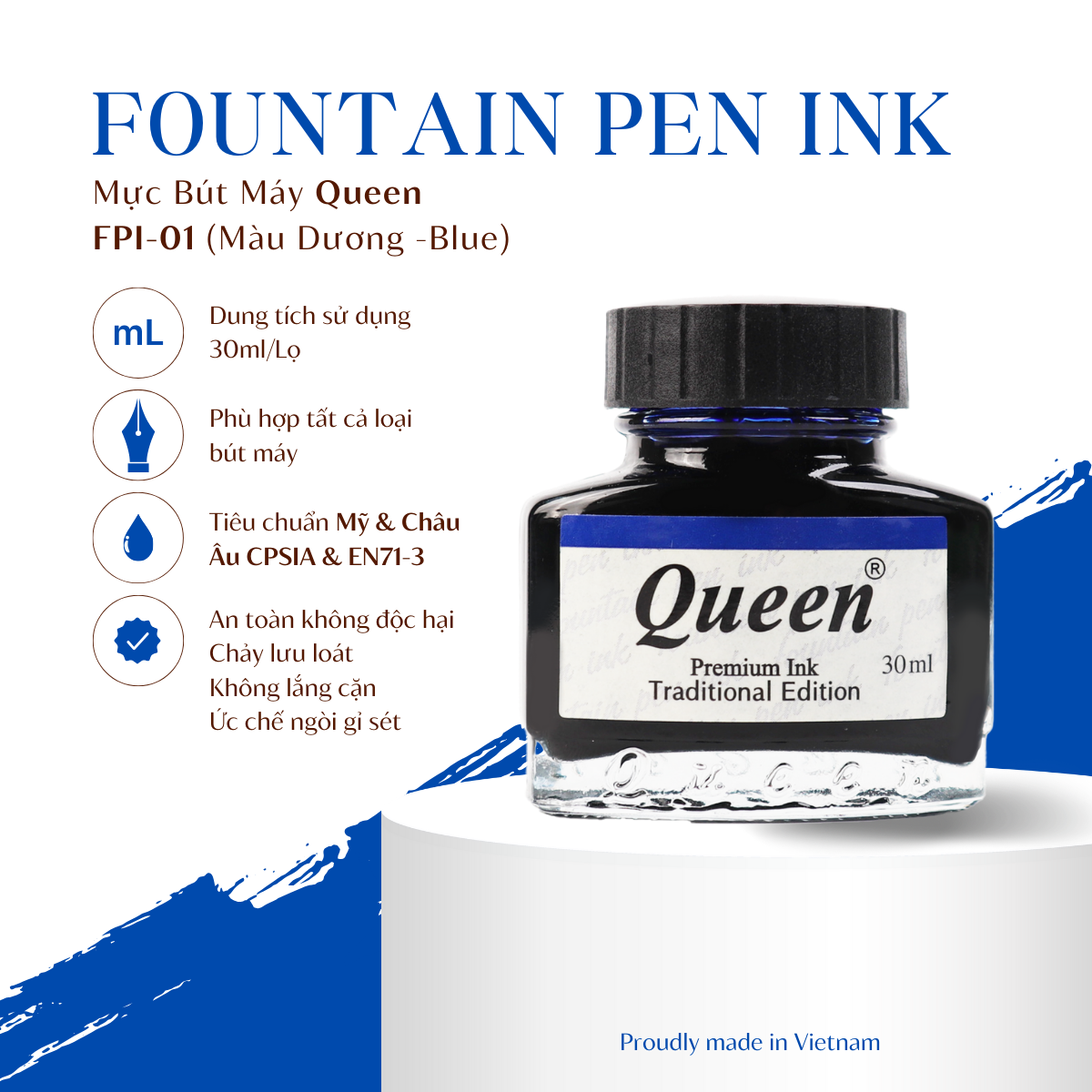 Mực viết máy Queen (30ml) - FPI-01