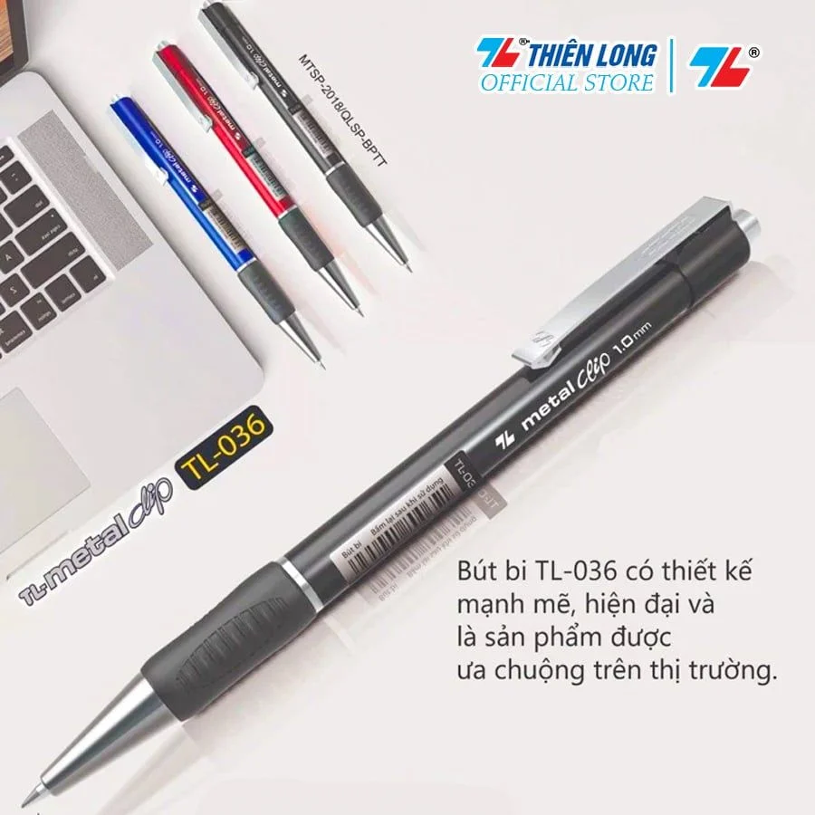 Bút bi Thiên Long TL-036 - xanh