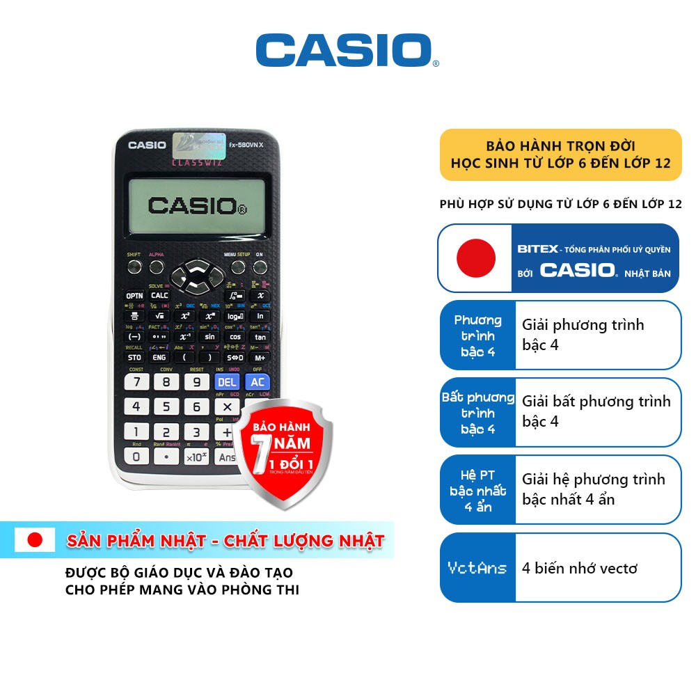 Máy tính CASIO FX-580VNX