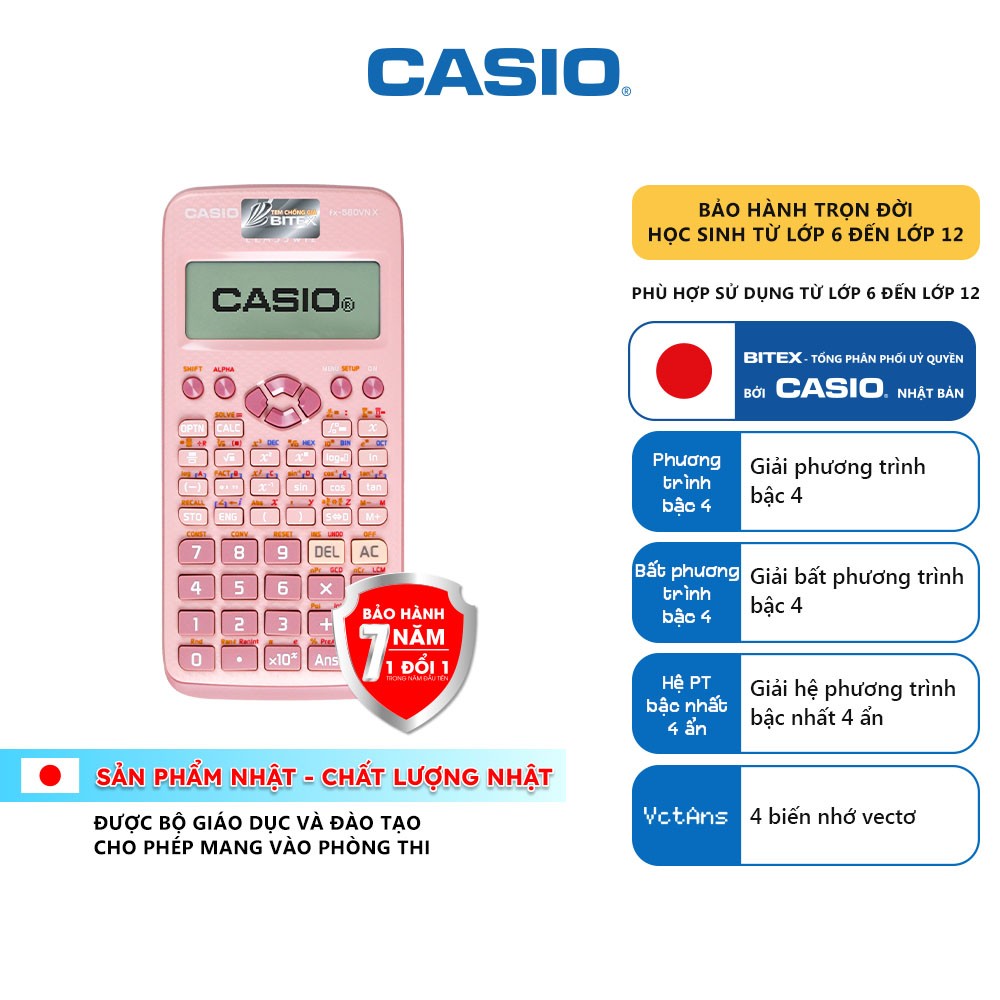 Máy tính CASIO FX-580VNX
