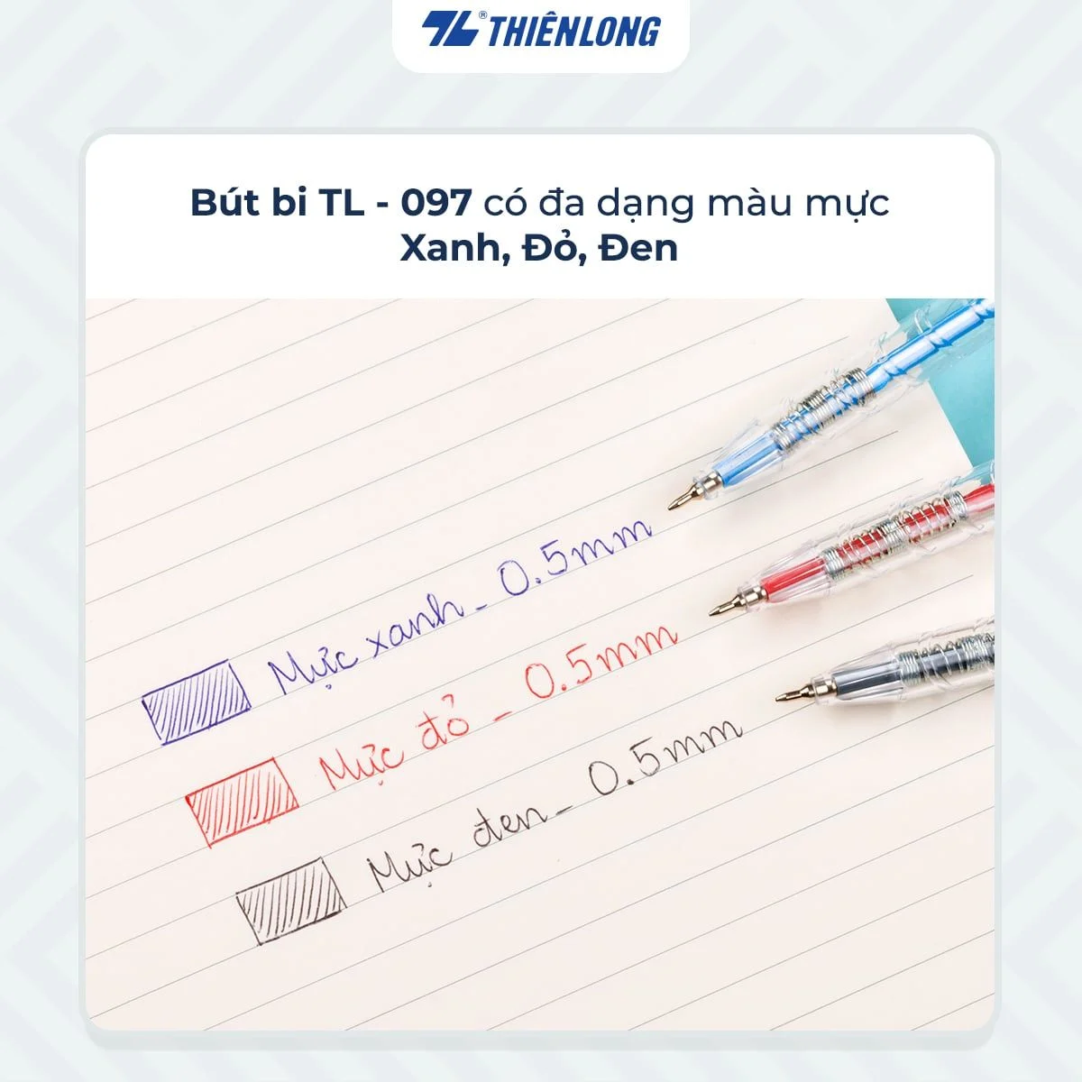 Bút Bi Thiên Long TL-097 - xanh
